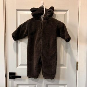 ZARA Baby Fleece One Piece Bunting Suit 12–18 Months – Excellent Condition